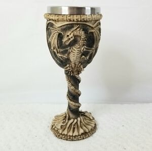 Dragon Skull Goblet Wine Cocktail Bar Party Drinkware Halloween Gift Home Decor